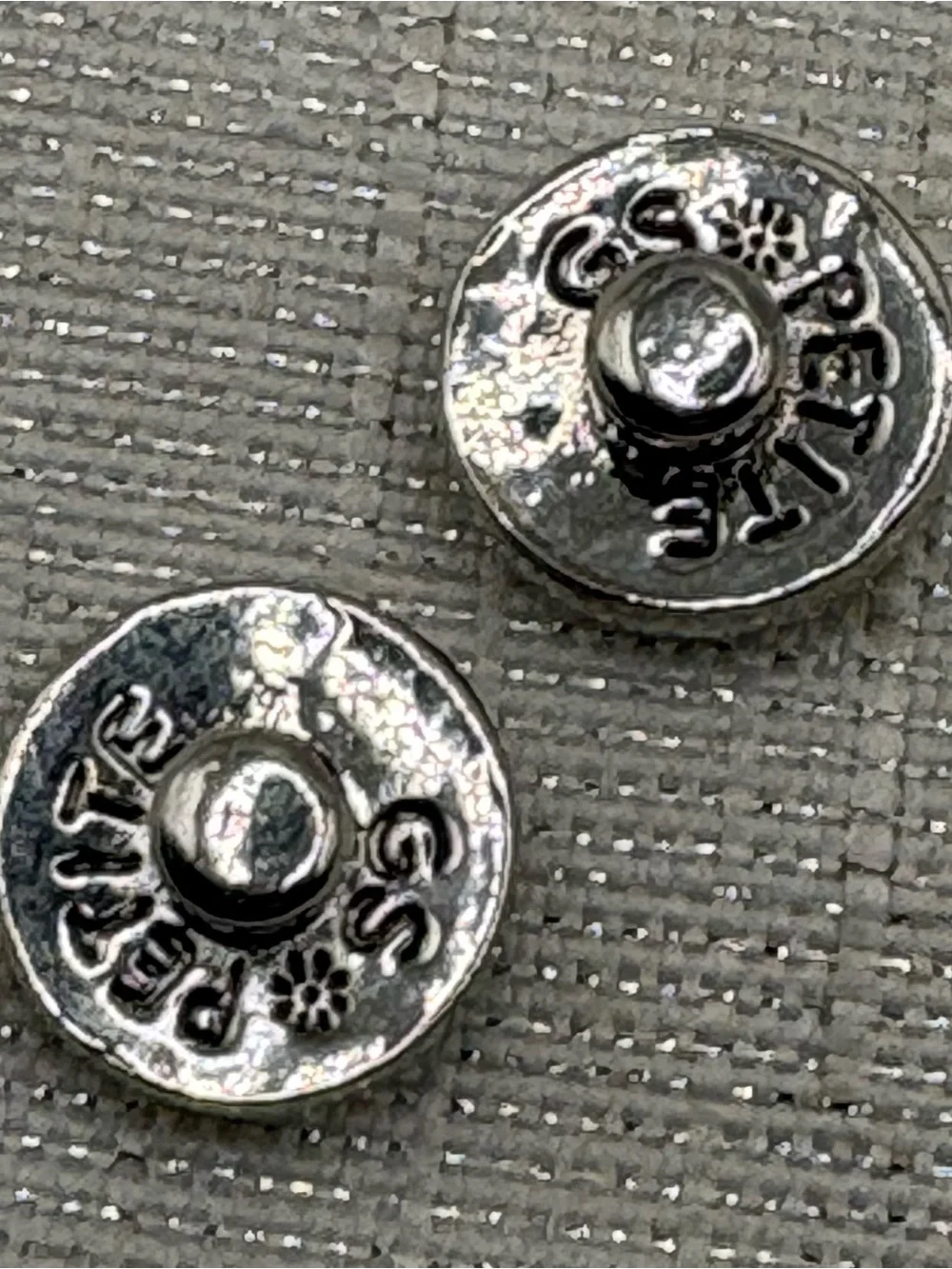 PETITE CHARM - PURPLE - 12mm/13mm - Matching Snap Button Charms